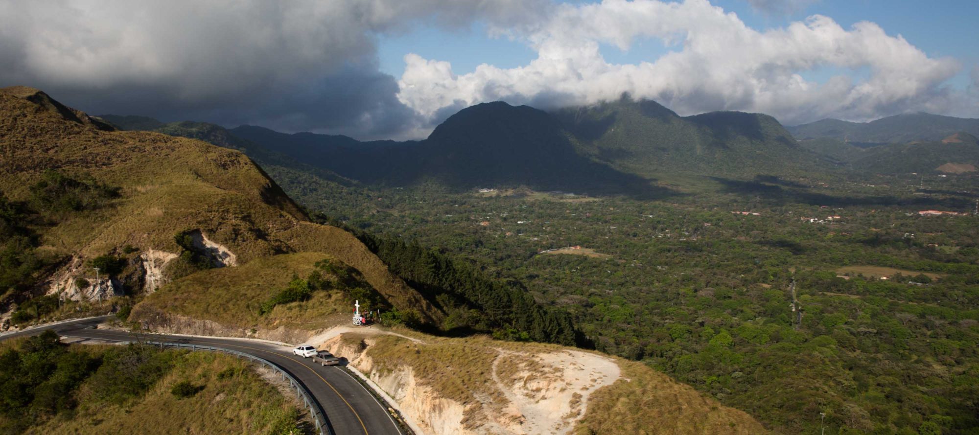 Panorámica de El Valle de Antón desde el cerro La Cruz, Panamá