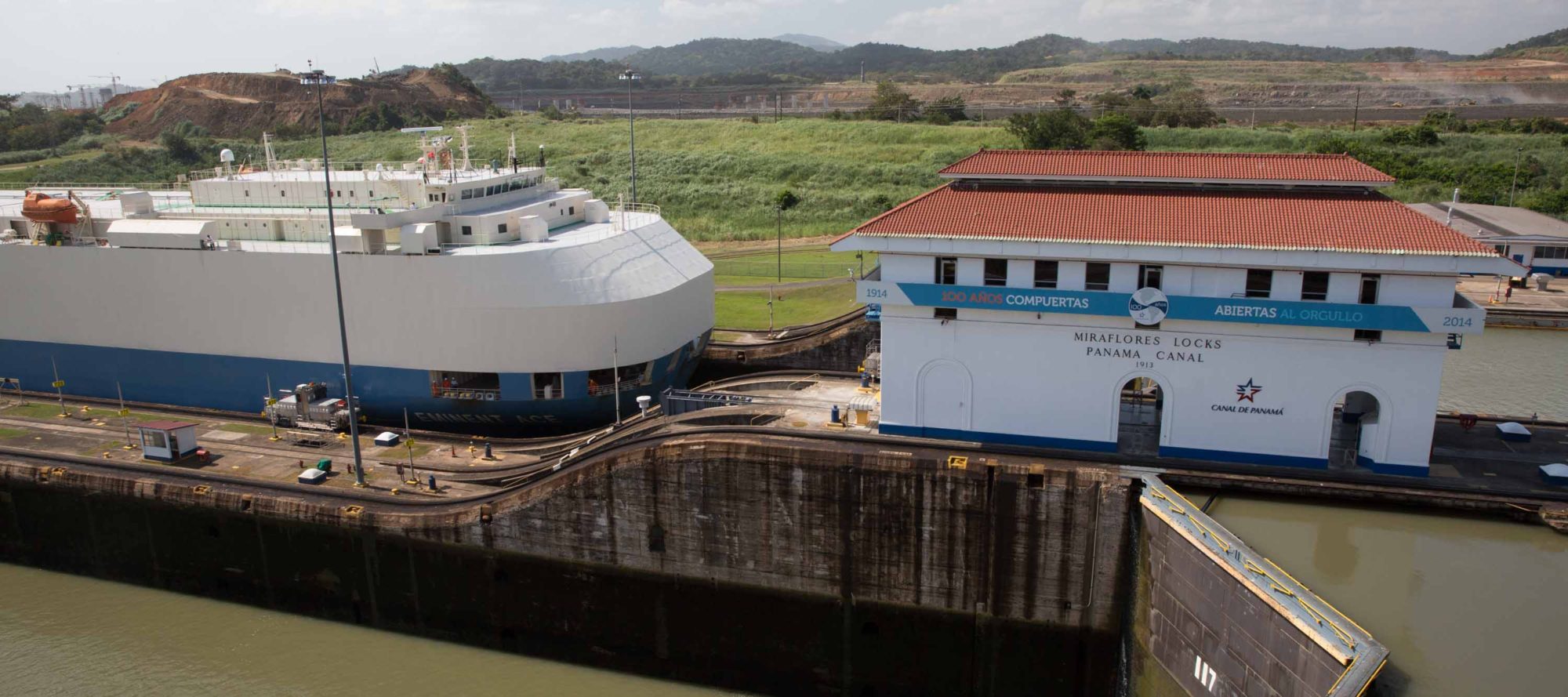 Esclusas de Miraflores del canal de Panamá